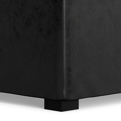 Avalon - Upholstered Square Coffee Table Storage Ottoman