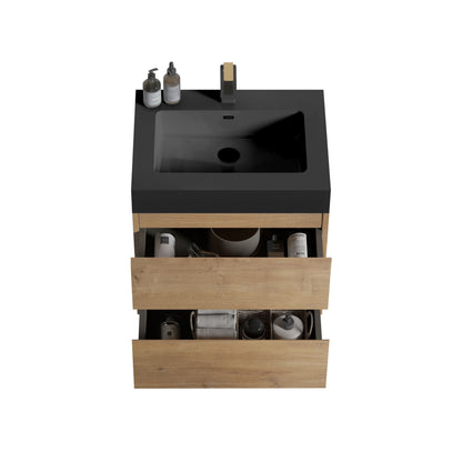 Alice Natural Oak Bathroom Vanity With Sink