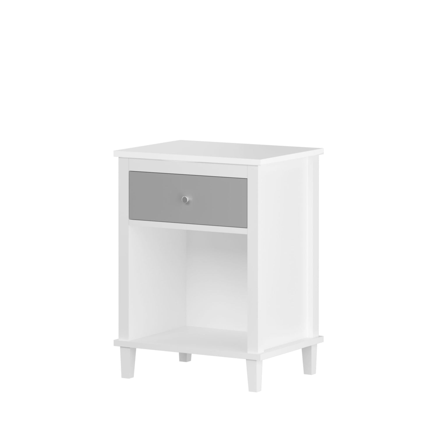 Nightstand With 1 Drawer 1 Shelf