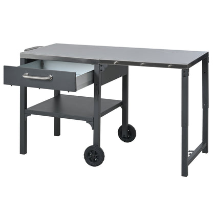 Outdoor Kitchen Cart Foldable Outdoor Prep Station