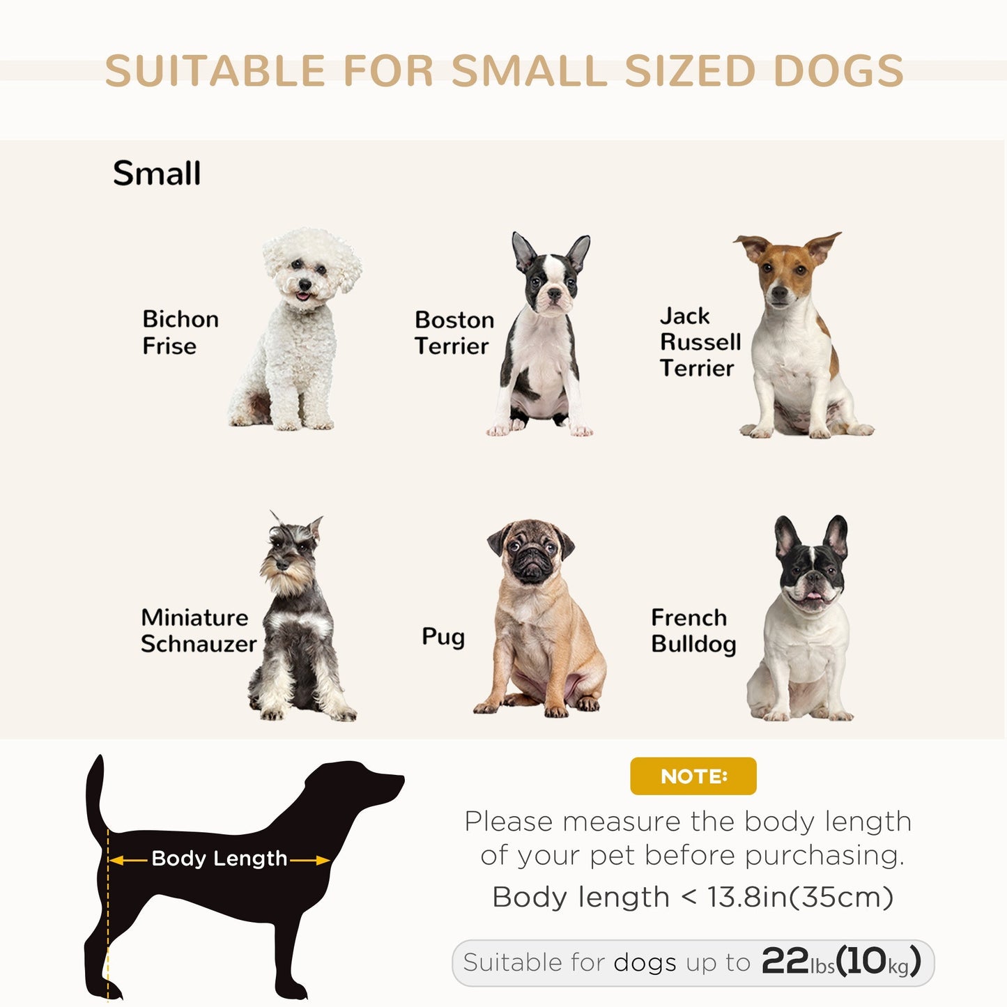 PawHut Luxury Fancy Dog Bed for Small Dogs with Hidden Storage