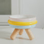 Gulu Bowl Pet Food Bowl Water Bowl Cat Ceramic Color