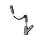 Pull Down Bathroom Sink Faucet With 3 Water Modes And Stainless Steel Construction - Gunmetal Black