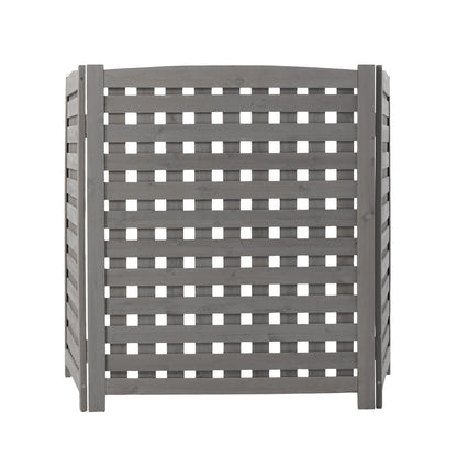 3 Panel Outdoor Air Conditioner Fence Screen