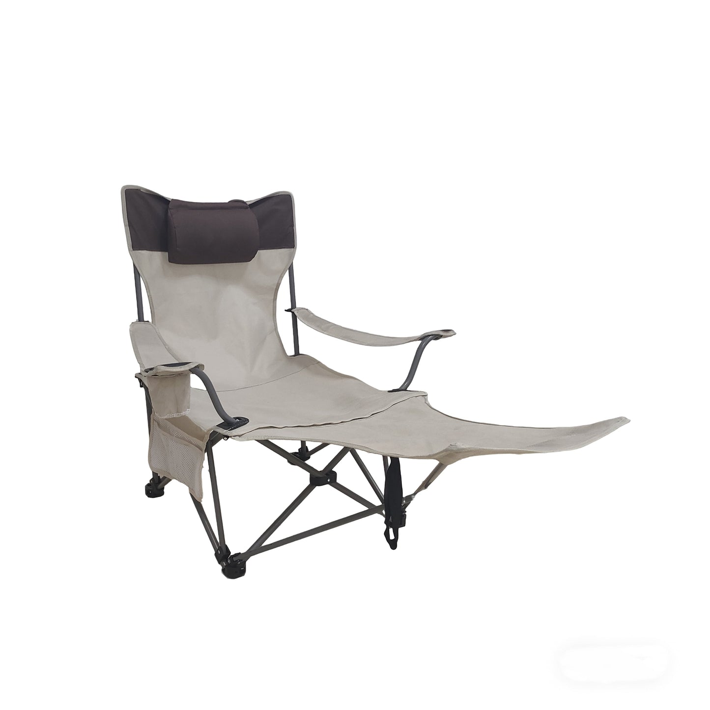 Outdoor Folding Camping Chair with Adjustable Recline