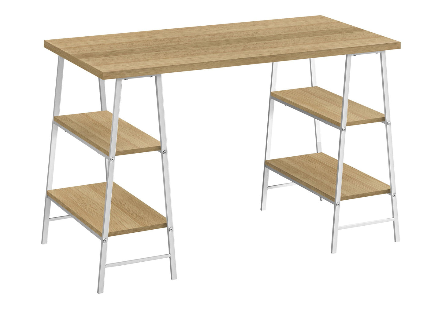 Computer Desk for Home Office with Storage Shelves