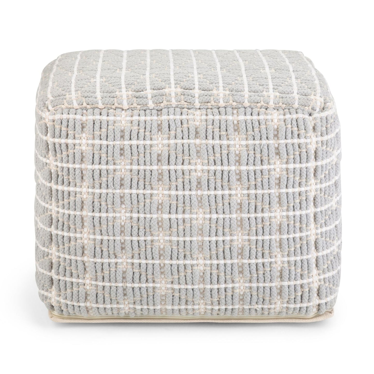 Noreen - Upholstered Square Pouf