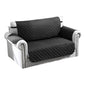 Reversible Sofa Cover Chair Loveseat Couch Microfiber Slipcover Cushion Furniture Protector Shield Water-Resistant w/ Elastic Strap for Kids Pet Dog C