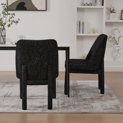Wide Minimalist Dining Chair