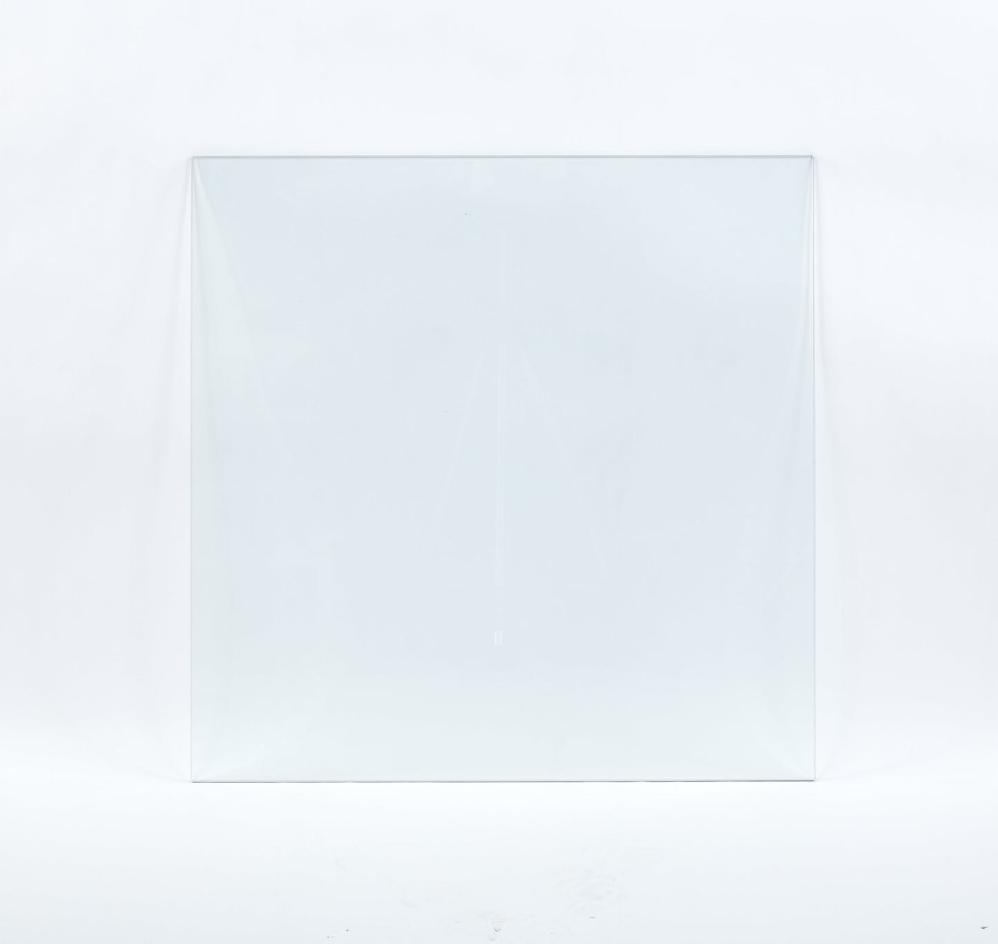 Tempered Clear Glass Top 80CM Square Dining Table