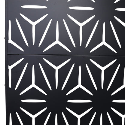 Outdoor & Indoor Metal Privacy Screen, Freestanding Decorative Panels