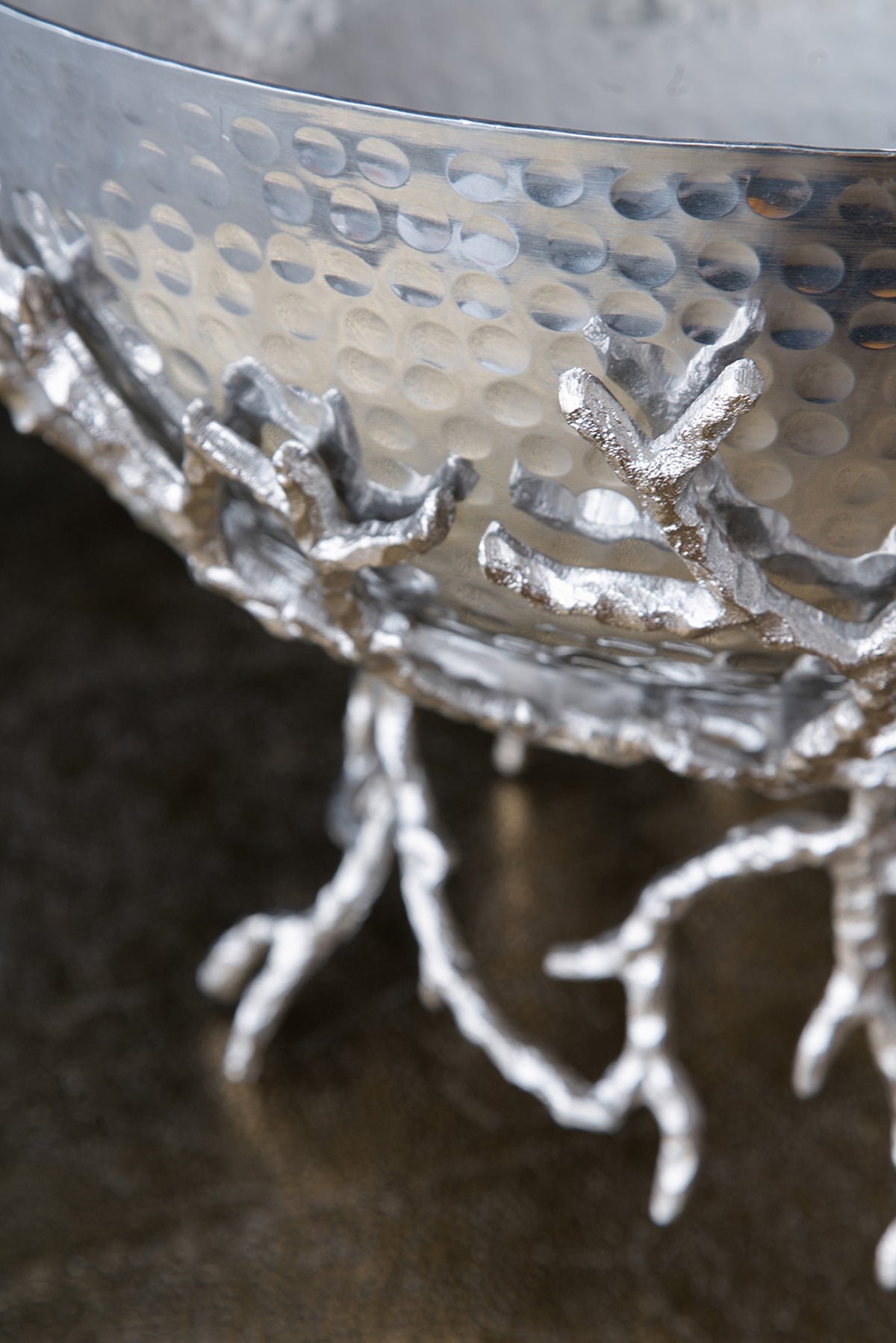 Evergreen Decor Aluminum Decorative Bowl