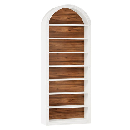 8 Tier Arched Open Display Shelving Unit For Living Room