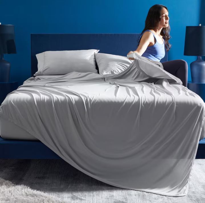 BedGear Dri-Tec Pillowcase Set, Queen - Light Grey