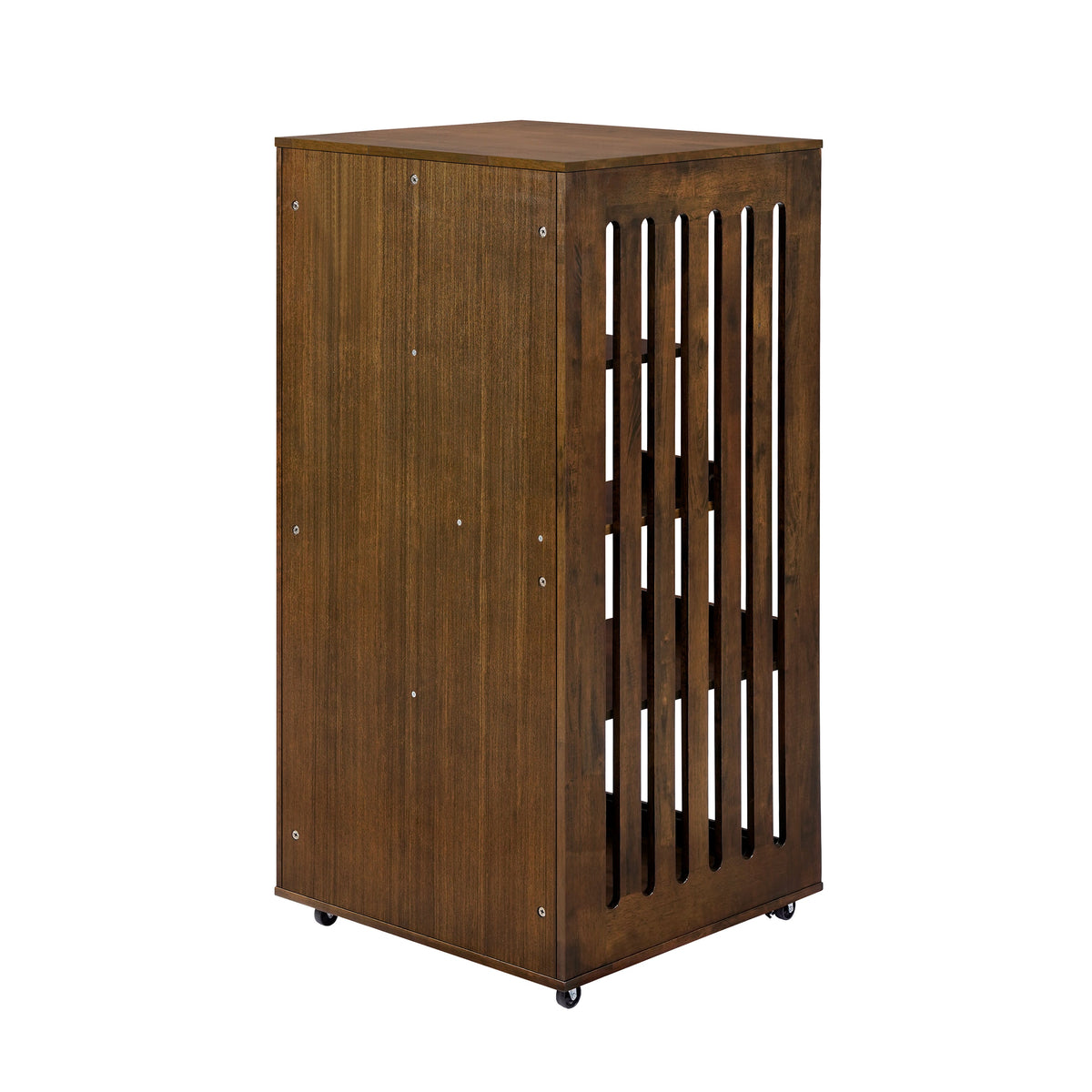 Basia Indoor Rubber Wood Cat Cabinet