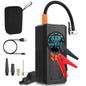 3000A 150PSI 12V Portable Jump Starter with Air Compressor 9.0L Gas/8.0L Diesel Jumper Box with 3 Light Modes Power Bank LCD Display