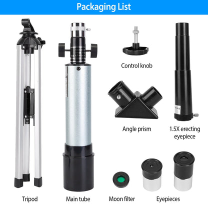 Astronomical Telescope 90X with Tripod for Kids & Beginners