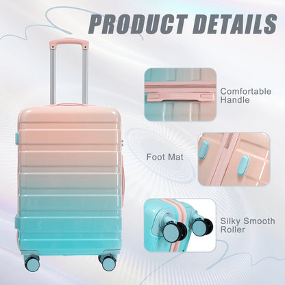20"/24"/28" 3-Piece Set in Gradient Color Luggage