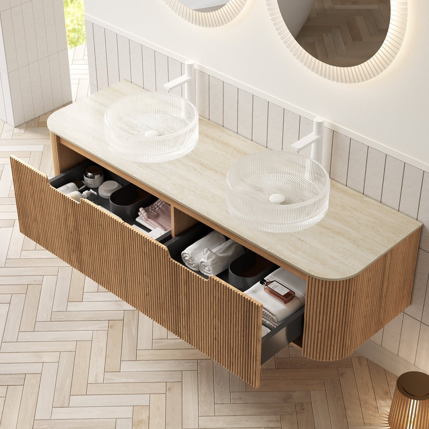 DINA 60" Bathroom Vanity & Sink