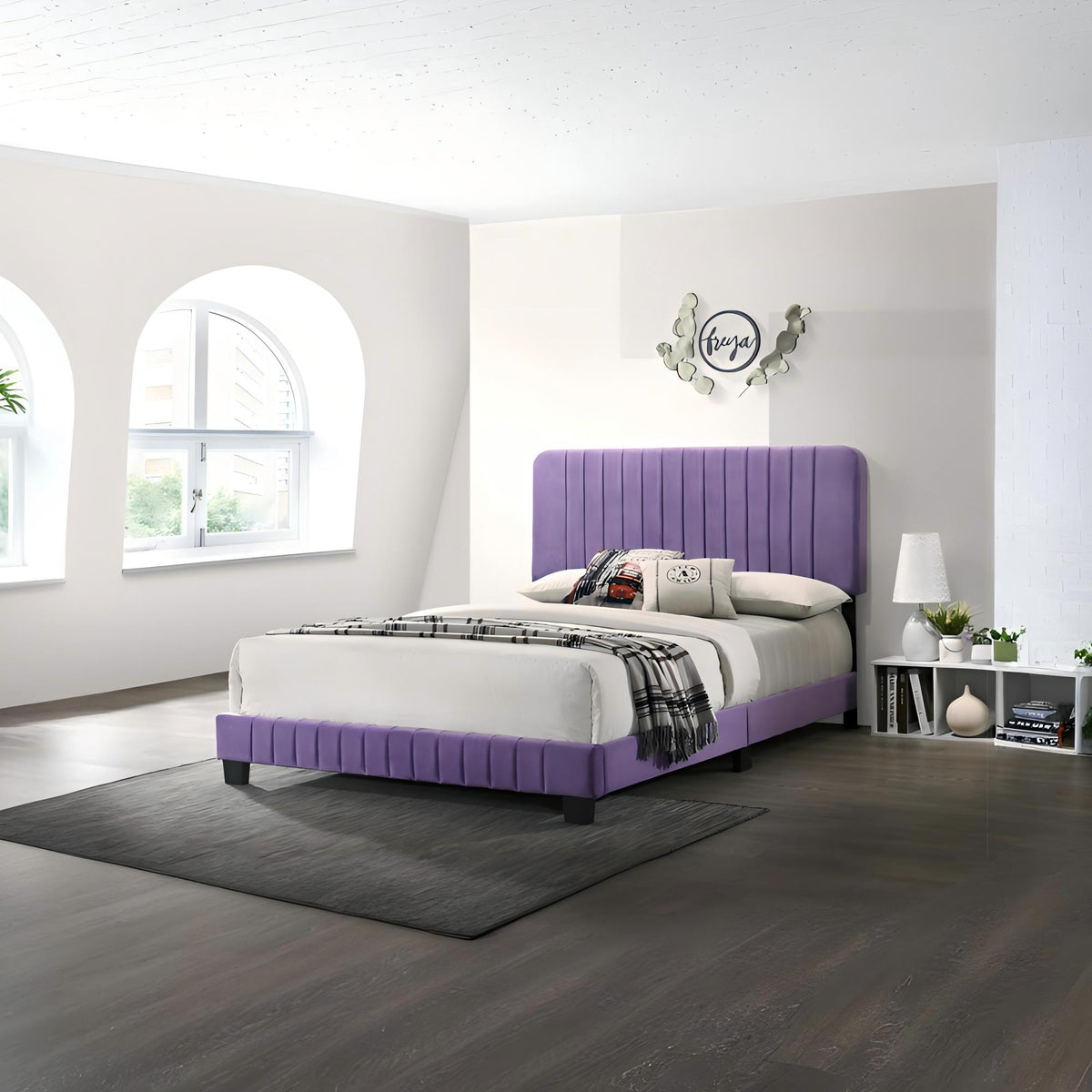 Channel Tufted Bed