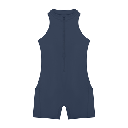 Loki & Ivy Women’s Quarter-Zip Yoga Romper