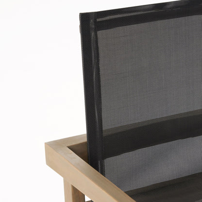 Belfast - Dining Chair With Acacia Wood Frame And Seating (Set of 2)