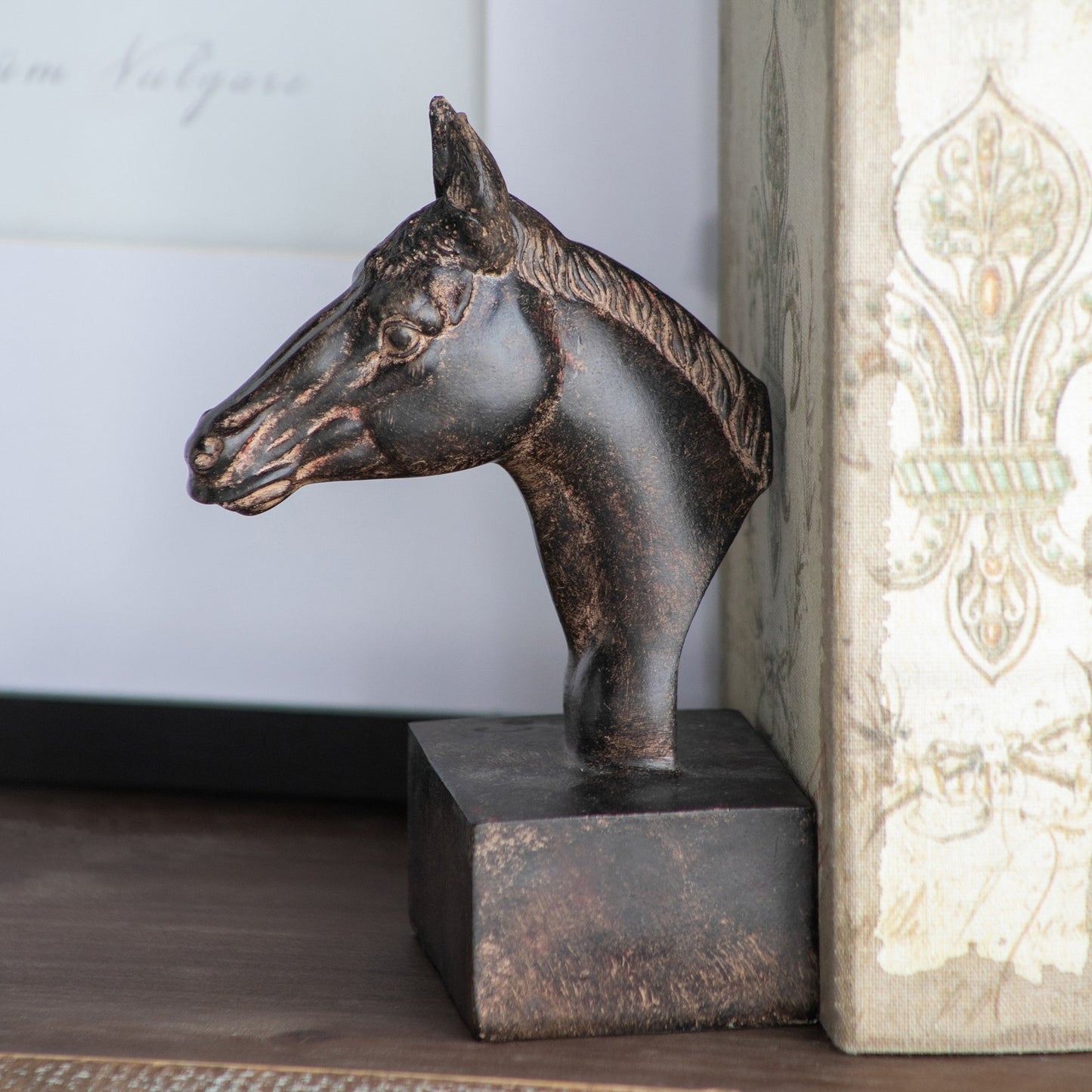 S/2 5.1x4x8' Horse Bookends