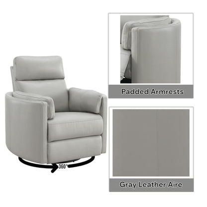 Sagen Glider Recliner With Swivel