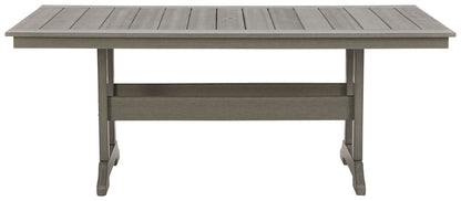 Visola - 7 Pc. - Dining Set with 6 Chairs - Gray