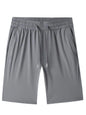 Men's Plus Size Drawstring Shorts with Pockets