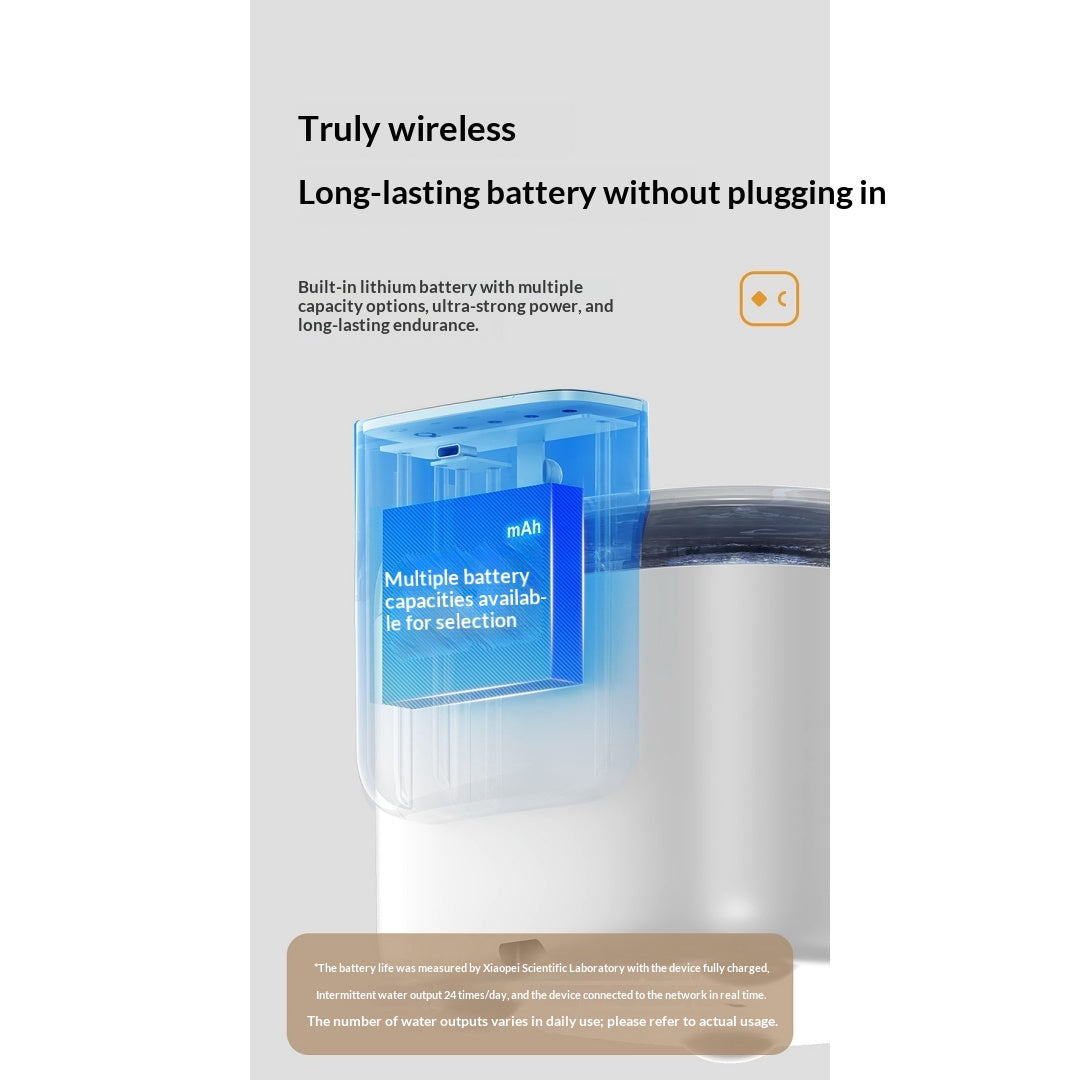 Smart Wireless Circulating Filtered Pet Water Fountain