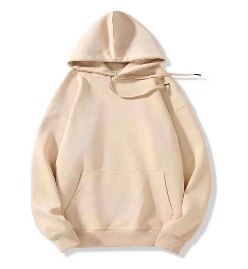 Loose-fitting Versatile Drawstring Casual Hooded Sweatshirt For Fall And Winter