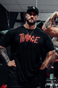 Men's Plus Size Letter Graphic Round Neck Short Sleeve T-Shirt