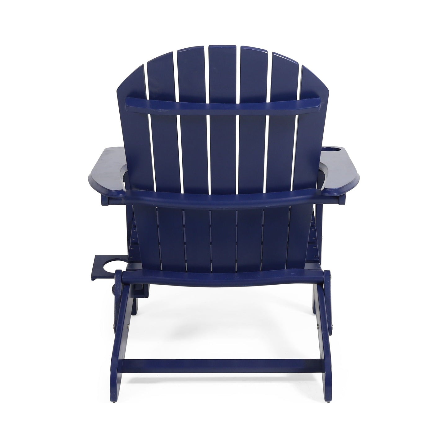 Zenithia Outdoor Foldable Adirondack Chair with 2 Cup Holders
