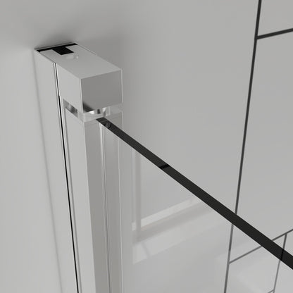 Frameless Bi Fold Shower Doors 30" W X 72" H - Chrome