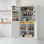 TOPMAX Large Freestanding Kitchen Pantry Storage Cabinet