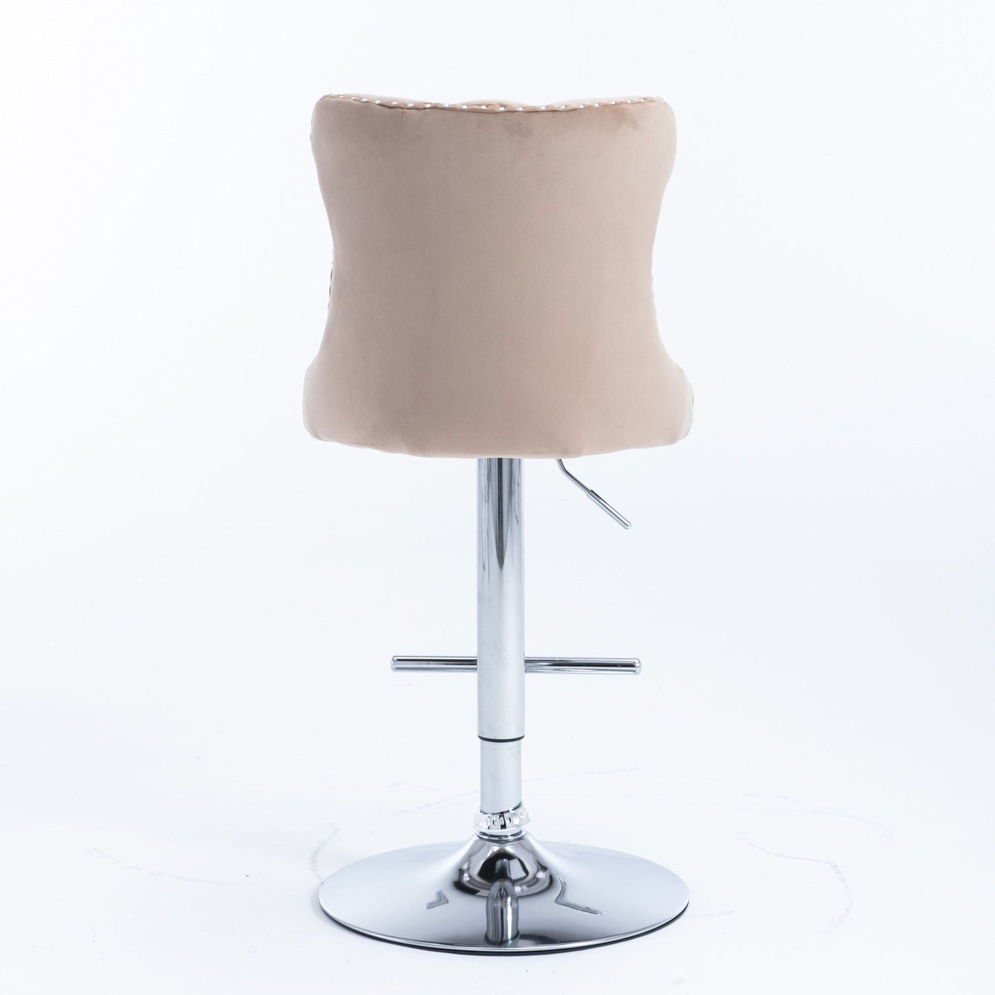 Swivel Adjustable Height Barstools Set of 2