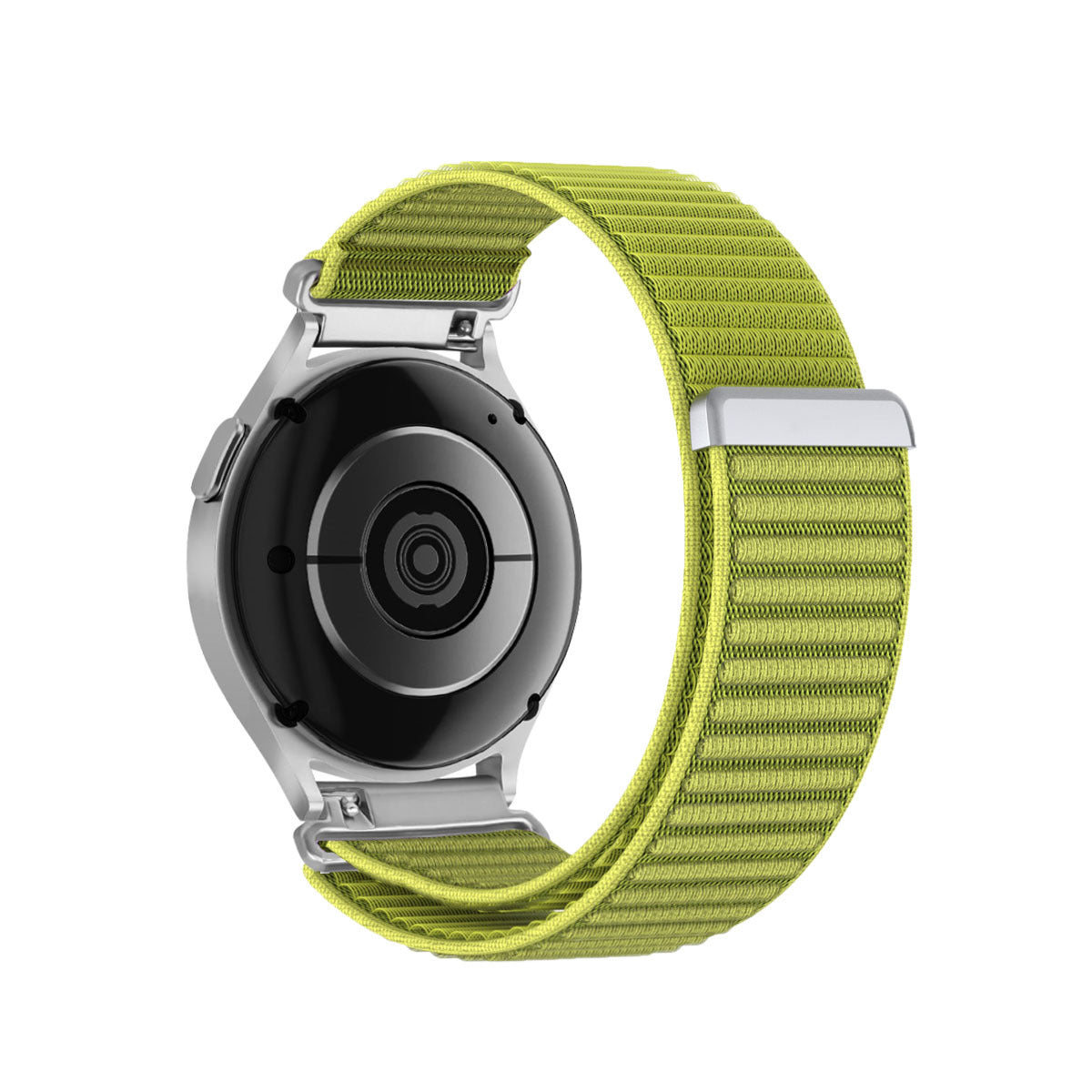 Nylon Braided Watch Strap With A Rugged Mountain-inspired Pattern