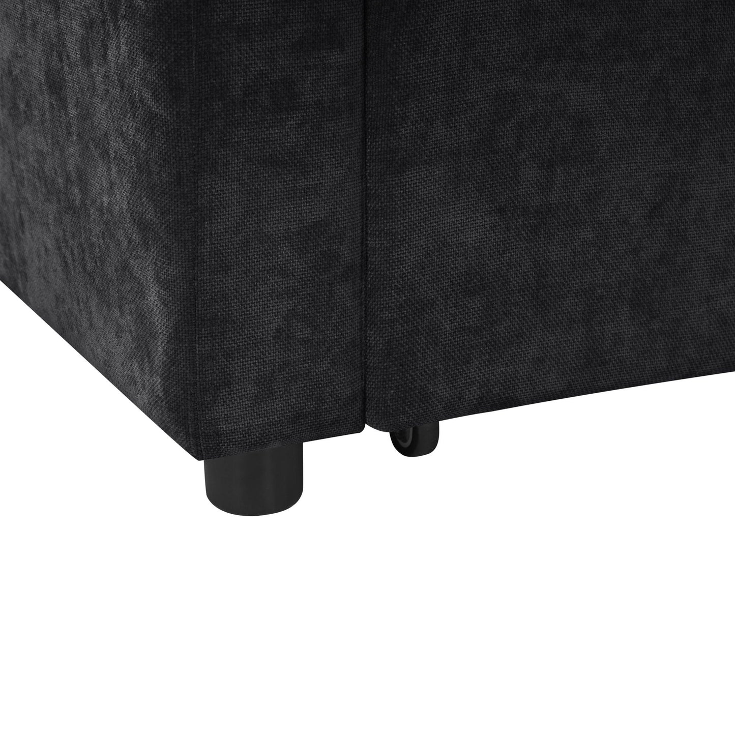 Modern L Shaped Sectional Sofa Bed With Hidden Storage Upholstery