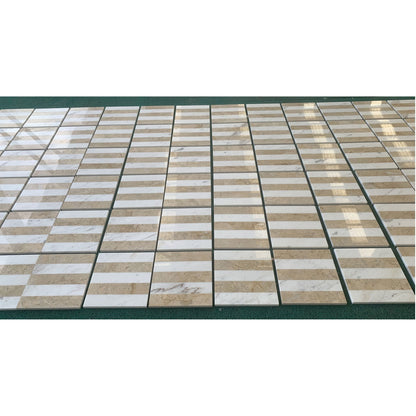 Elegant Waterjet Polished Marble Tile For Floor And Wall
