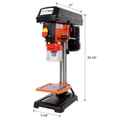 8" Swing Benchtop Drill Press with Laser Positioning Guide