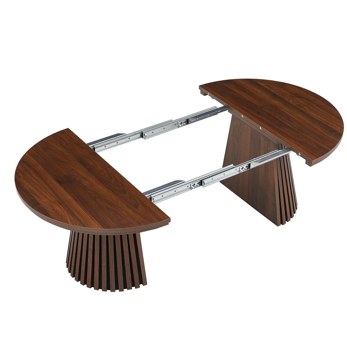 Oval Coffee Table For Living Room - Walnut