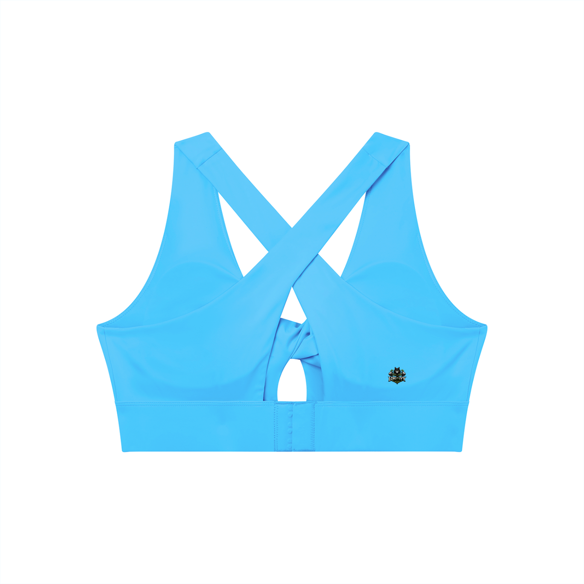 Loki & Ivy Women's Twist Front V-Neck Sports Bra
