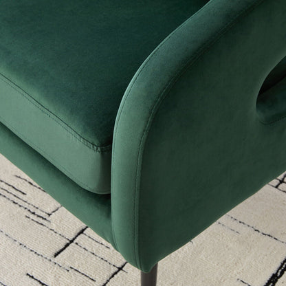 Open Back Loveseat Settee With 3 Pillows