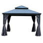 12'x12' Hardtop Gazebo with Resin Roof