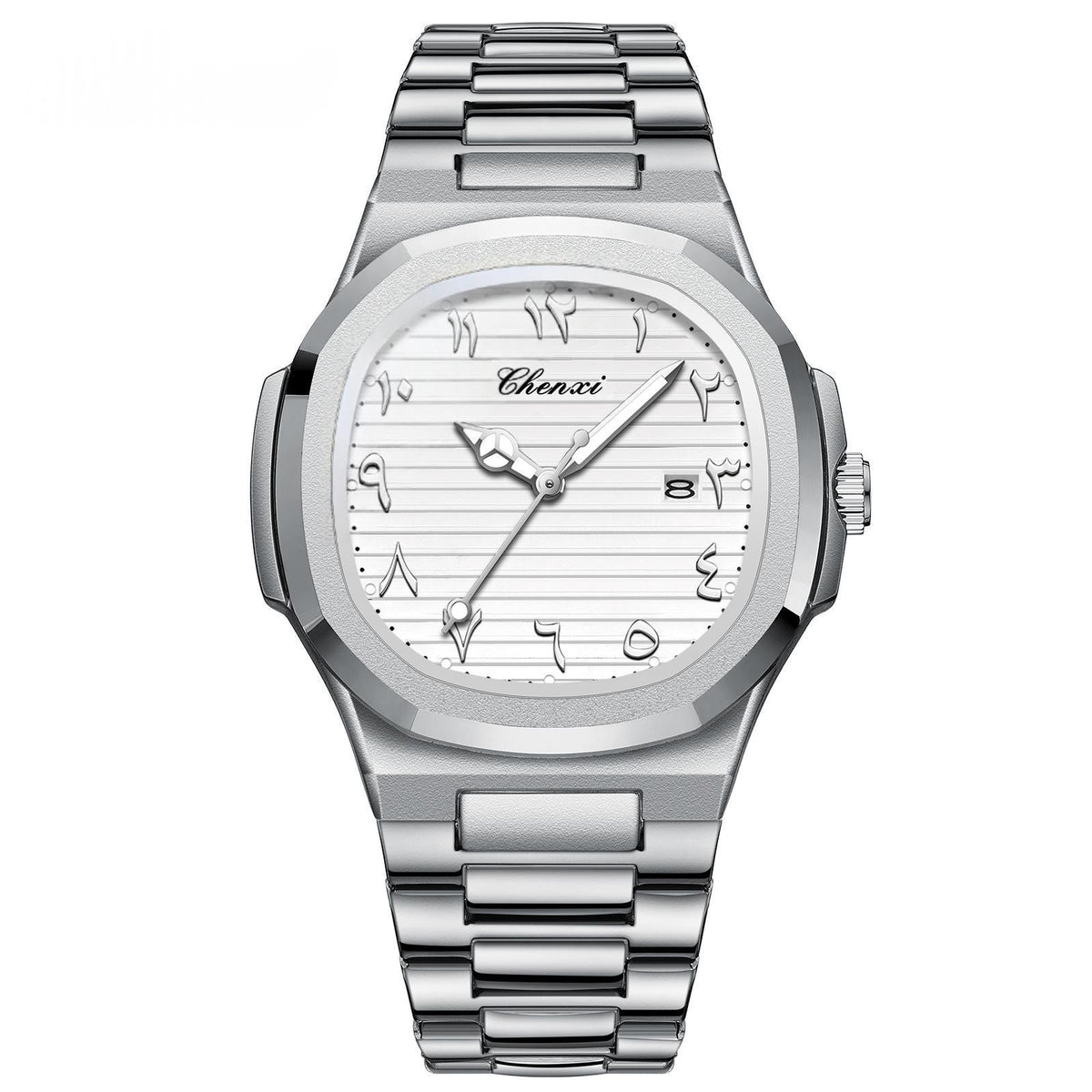Classic Stainless Steel Quartz Watch For Men