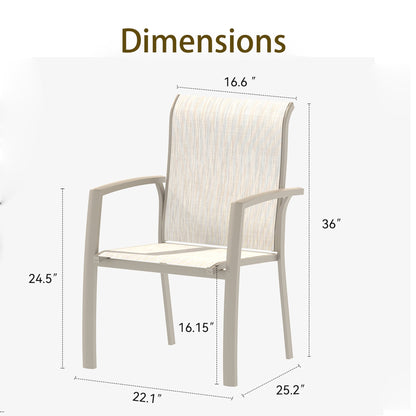 VRSHWO Garden Patio Chairs Set of 2