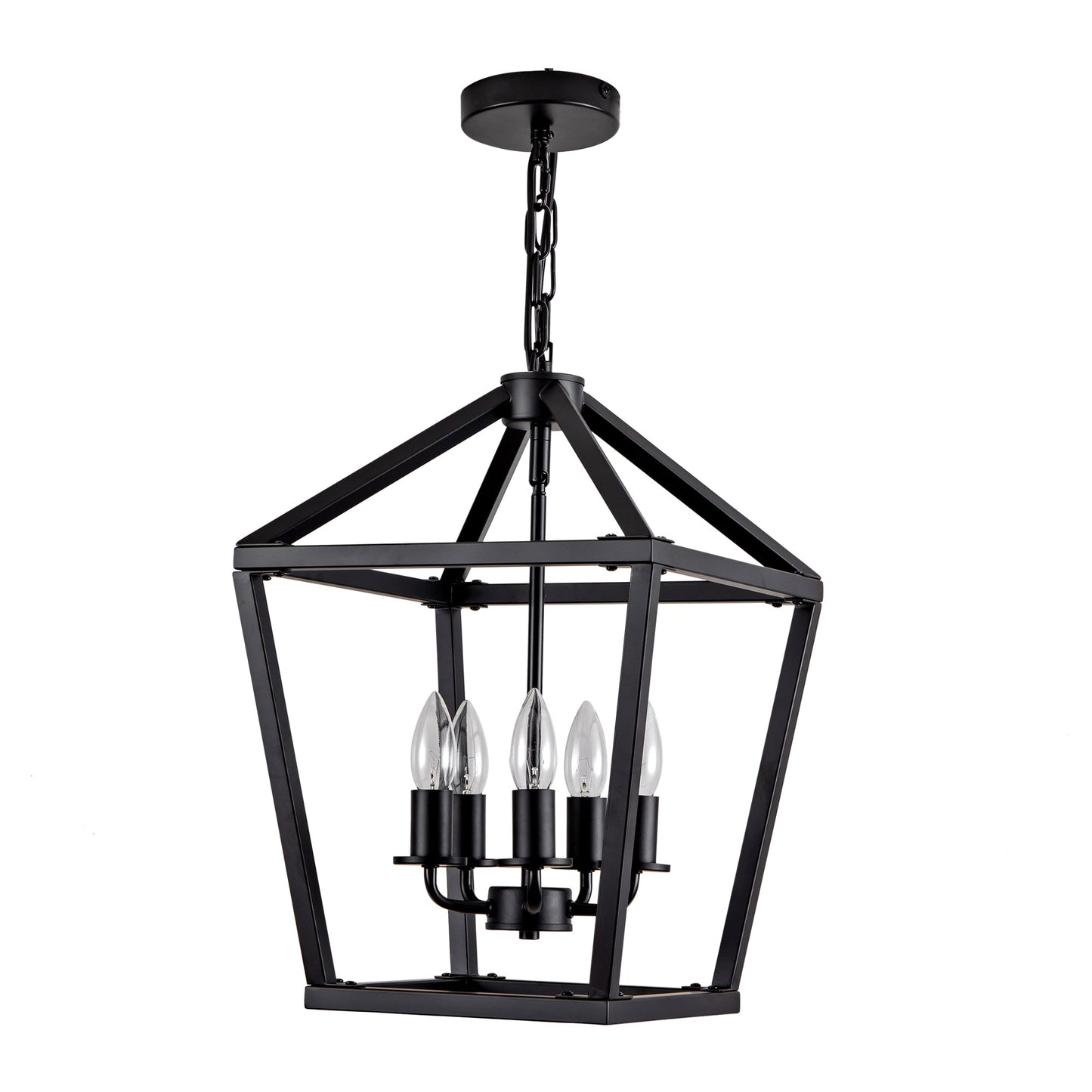 Farmhouse Lantern Chandelier 5-Light