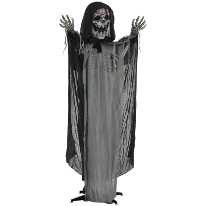 74" Animated Skeleton Witch of the Haunted Hollow