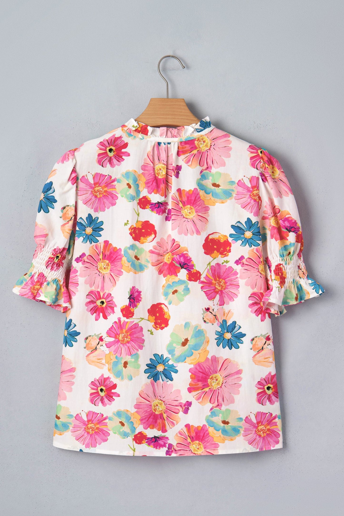 Faith Short Puff Sleeve Blouse